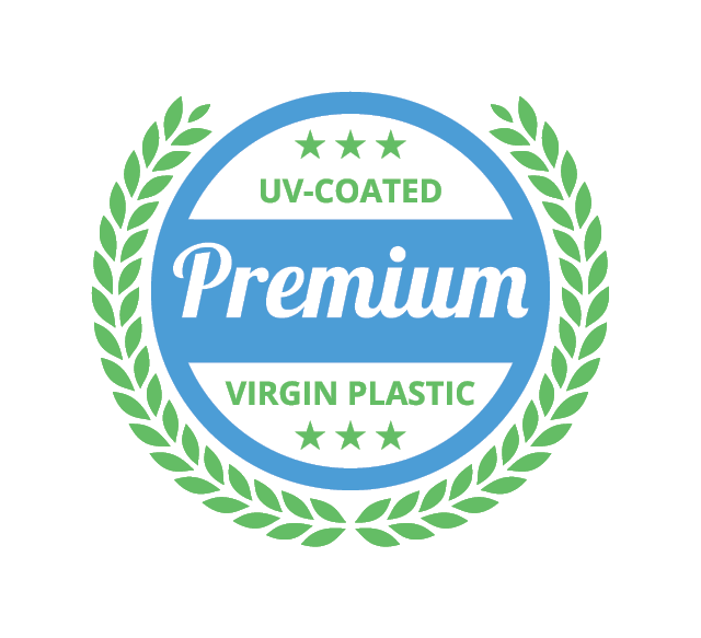 UV-Coated Preimum Virgin Plastic