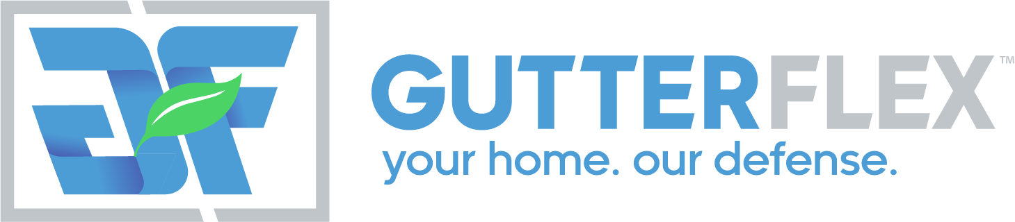 GutterFlex logo - your home. our defense.